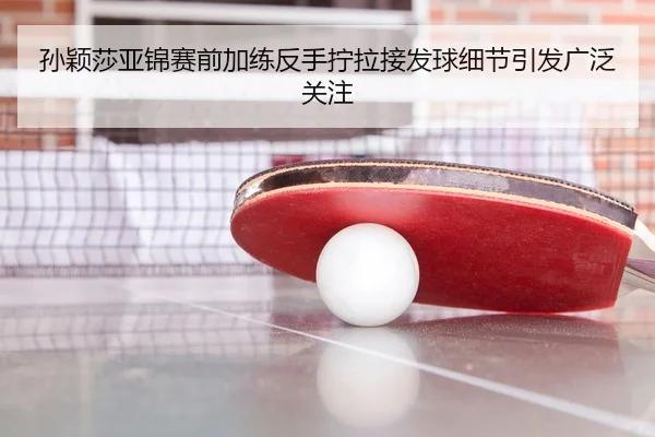 孙颖莎亚锦赛前加练反手拧拉接发球细节引发广泛关注 - mksports